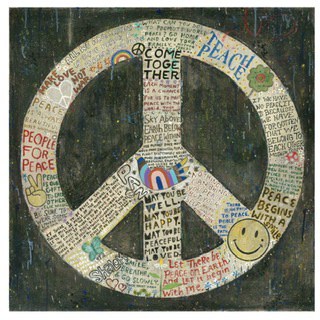SugarBoo Choose Peace Wall Art