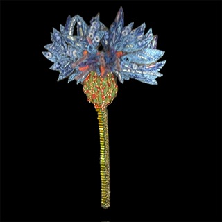 Trovelore Blue Cornflower Embellished Pin