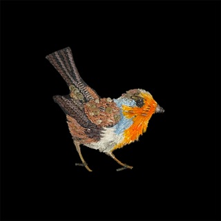 Trovelore Robin Red Breast Embellished Pin