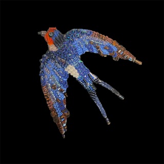 Trovelore Flying Swallow Embellished Pin