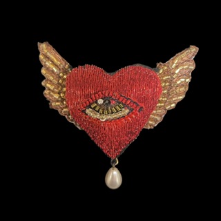 Trovelore Guardian Heart Embellished Pin