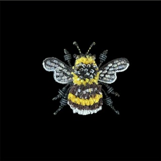 Trovelore Yellow Banded Bee Embellished Pin